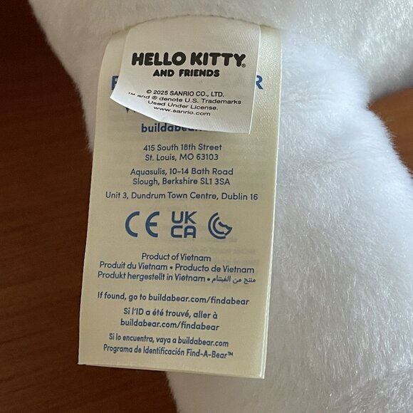 Build-A-Bear Hello Kitty Sanrio Pink Kuromi Valentine's Plush - Picture 7 of 10